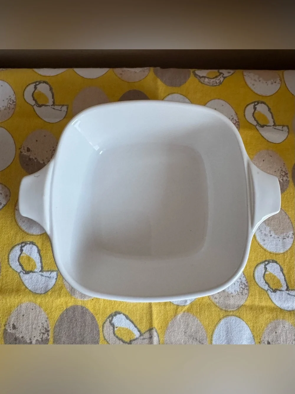 Vintage Corningware Spice of Life small square dish with lid (2 3/4 cups)